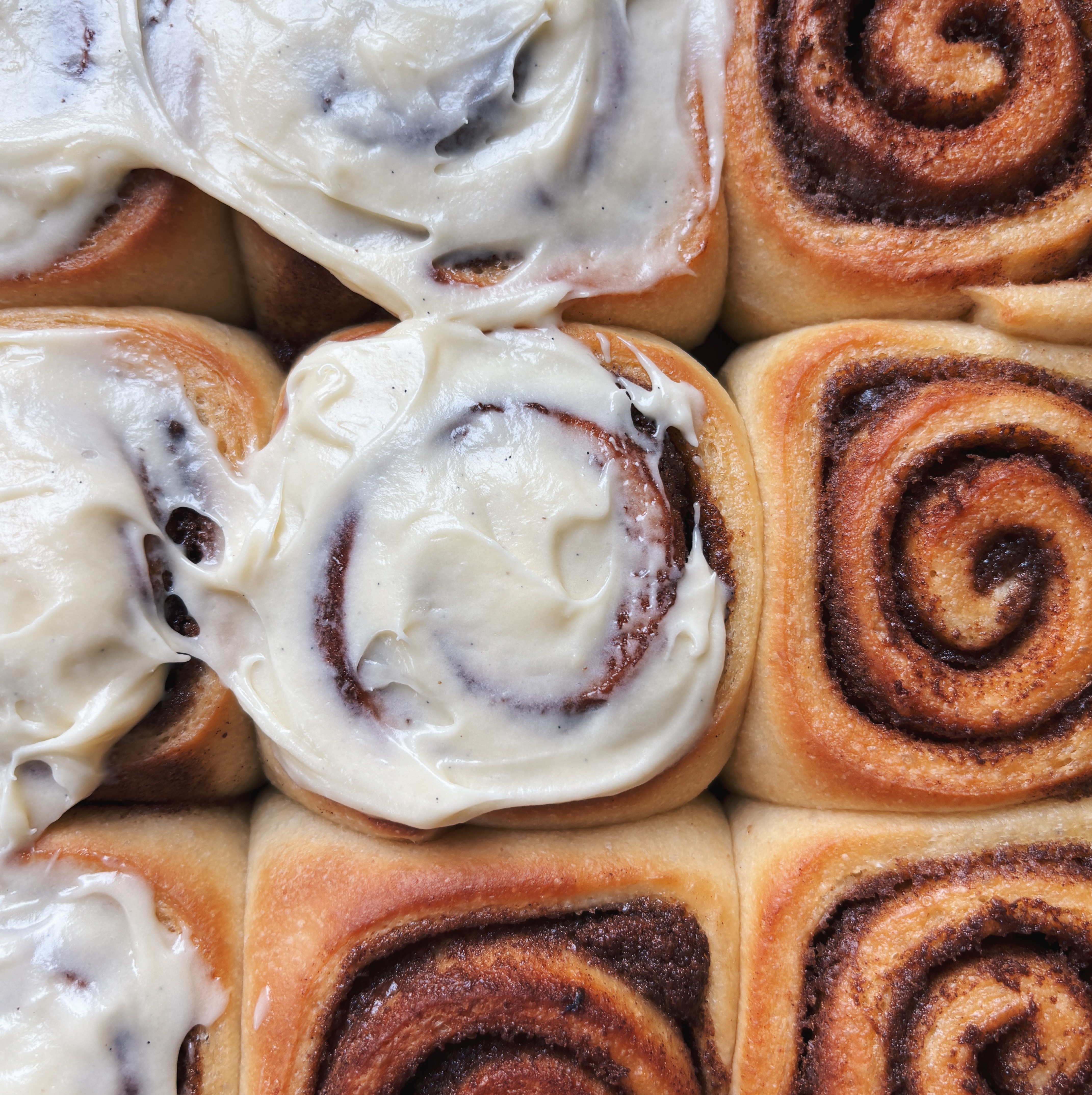 Classic American Cinnamon Rolls with Cream Cheese Icing